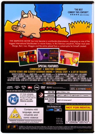 The Simpsons Movie (Simpsonowie: Wersja kinowa) [DVD]