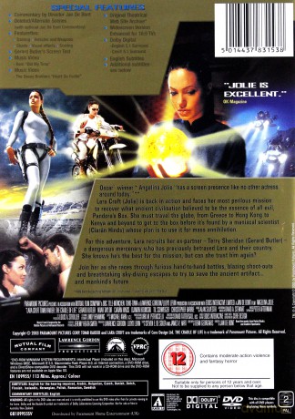 Tomb Raider 2: Kolebka życia [DVD]