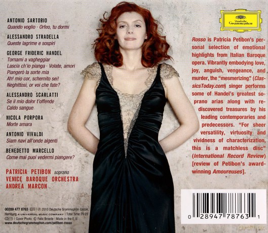 Patricia Petibon: Rosso-Italian Baroque Arias [CD]