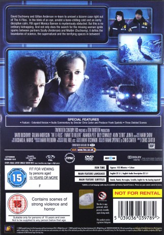 X Files I Want To Believe Directors Cut [DVD]