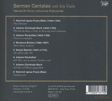 Di Pierro Pramsohler: German Cantatas (digipack) [CD]