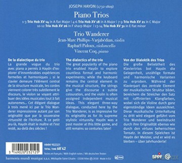 Haydn: Piano Trios Trio Wanderer [CD]