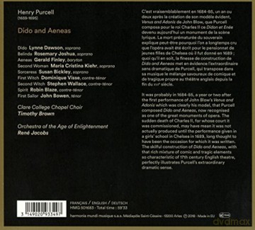 Purcell: Dido And Aeneas Jacobs (digipack) [CD]
