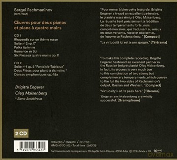 Rachmaninov: Russian Rhapsody Engerer Maisenberg (digipack) [2CD]
