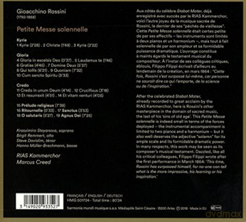Rossini: Petite Messe Solennelle Rias Kammerchor Creed (digipack) [CD]