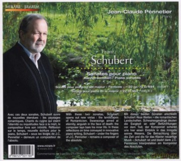 Schubert: Sonates Pour Piano Pennetier (digipack) [2CD]