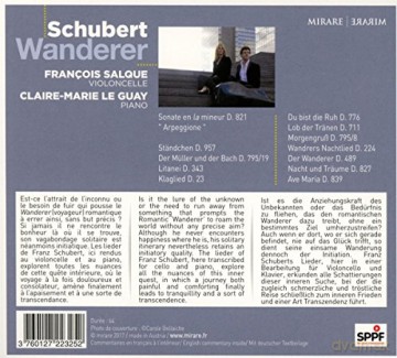 Schubert: Wanderer Salque Le Guay (digipack) [CD]