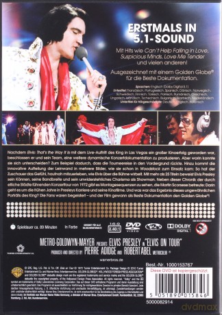 Elvis Presley: Elvis on Tour [DVD]
