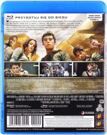 Więzień labiryntu / Więzień labiryntu: Próby ognia / Więzień labiryntu: Lek na śmierć Pakiet [3xBlu-Ray]