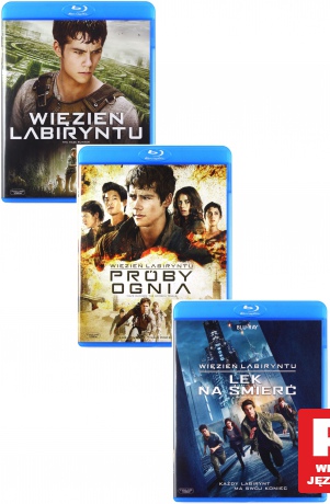 Więzień labiryntu / Więzień labiryntu: Próby ognia / Więzień labiryntu: Lek na śmierć Pakiet [3xBlu-Ray]