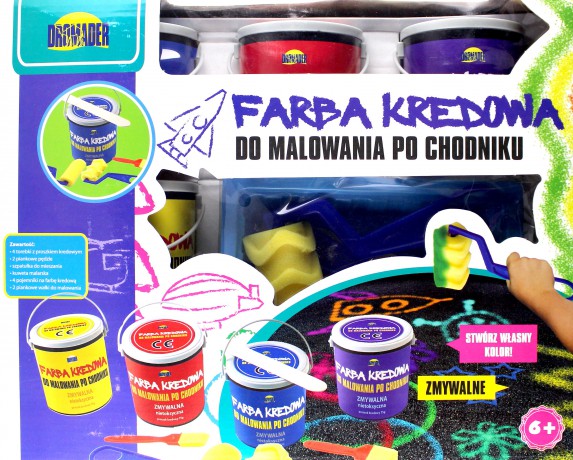 Chodnikowa farba kredowa