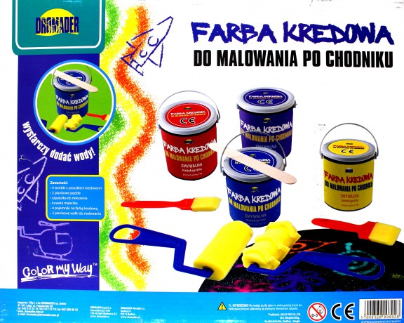 Chodnikowa farba kredowa