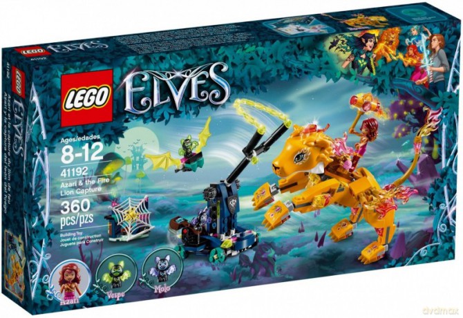 LEGO Elves Azari i schwytanie Lwa Ognia (41192) [KLOCKI]