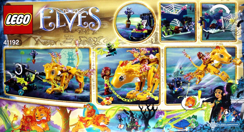 LEGO Elves Azari i schwytanie Lwa Ognia (41192) [KLOCKI]
