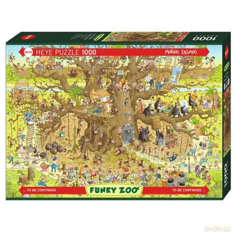 HEYE 1000 el. Małpie ZOO [PUZZLE]