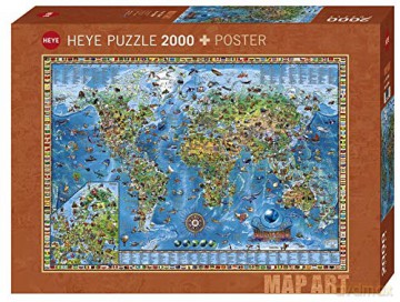 HEYE 2000 el. Wspaniały Świat [PUZZLE]
