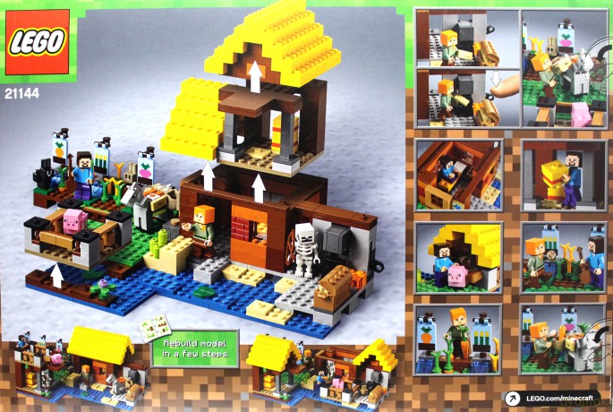 LEGO Minecraft Wiejska chatka (21144) [KLOCKI]