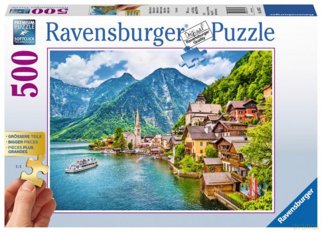 RAVENSBURGER 500 el. Kościół u podnóża góry [PUZZLE]