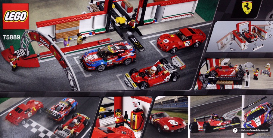 LEGO Speed Champions Rewelacyjny warsztat Ferrari (75889) [KLOCKI]