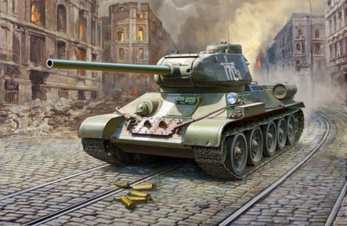 T34/85 Soviet medium tank