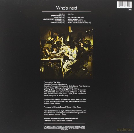 The Who: Who's Next (Back To Black) [Winyl]