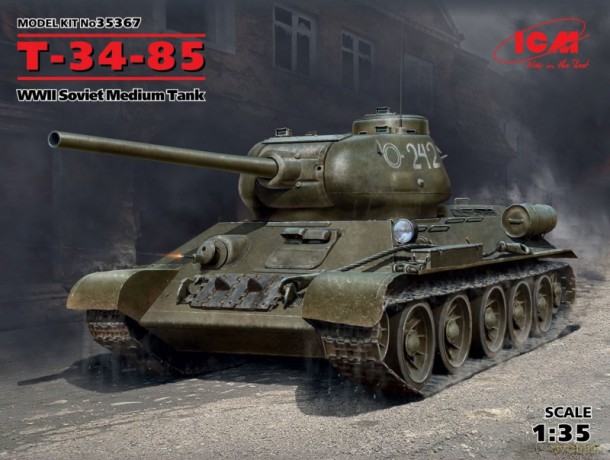T34-85 WWII Sowiecki czołg średni