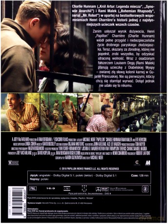 Papillon. Motylek (booklet) [DVD]