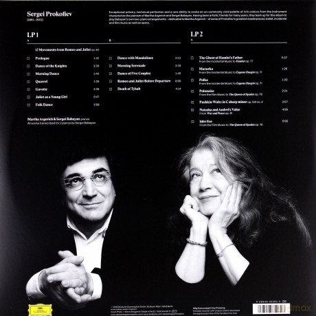 Martha Argerich: Prokofiev For Two [Winyl]