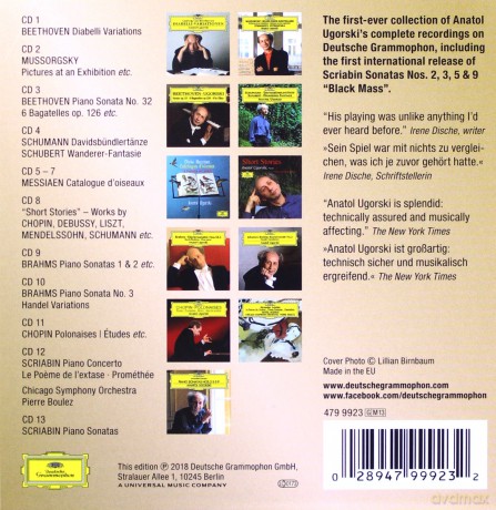 Anatol Ugorski: The Complete Recordings On Dg [BOX] [13CD]