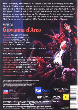 Anna Netrebko: Verdi Giovanna Darco [DVD]