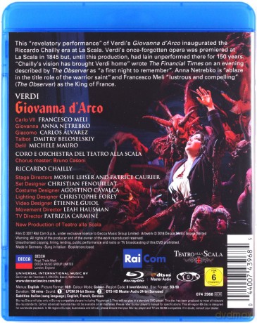 Anna Netrebko: Verdi Giovanna Darco [Blu-Ray]