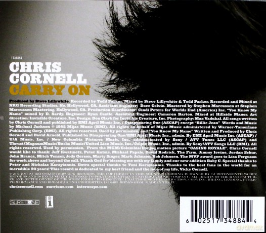 Chris Cornell: Carry On [CD]