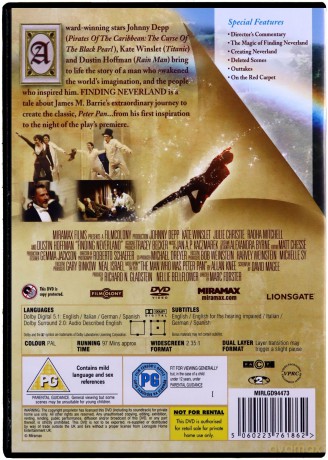 Finding Neverland (Marzyciel) [DVD]