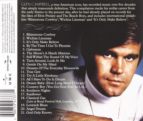 Glen Campbell: Gentle On My Mind - The Best Of [CD]
