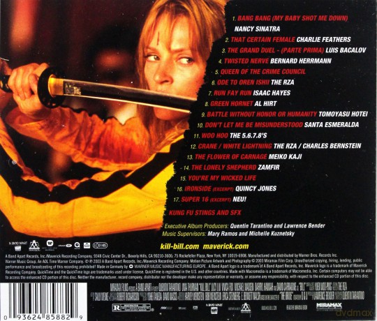 Kill Bill vol. 1 soundtrack [CD]