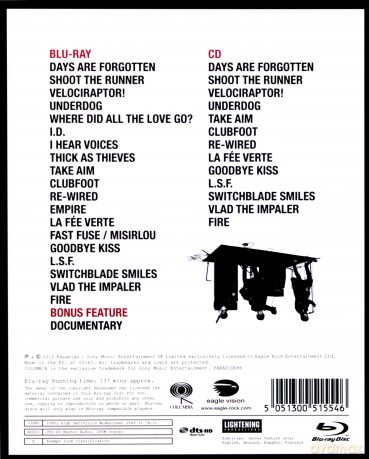 Kasabian: Live At The O2 [2xBlu-Ray]
