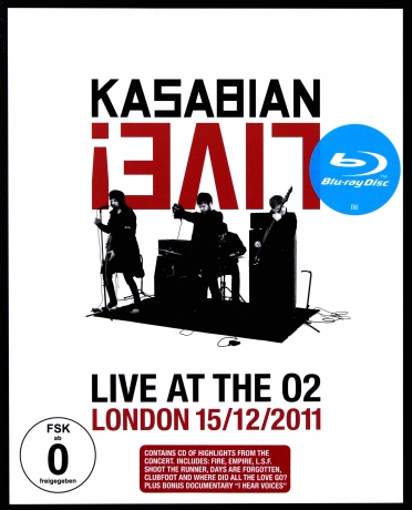 Kasabian: Live At The O2 [2xBlu-Ray]