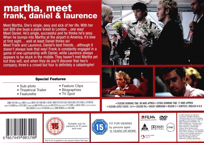 Martha Meet Frank Daniel And Laurence [DVD]