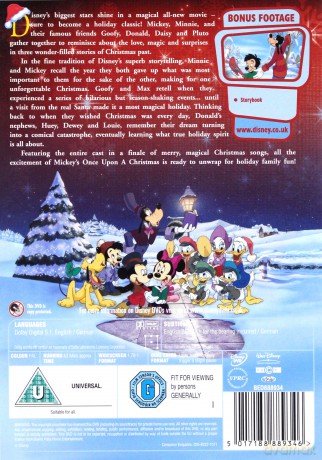 Mickey Once Upon Christmas (Disney) [DVD]