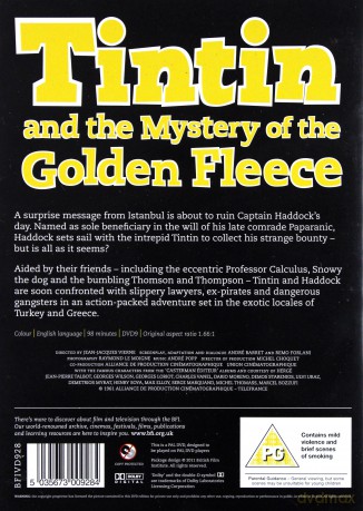 Tintin & The Mystery Of The Golden Fleece [DVD]