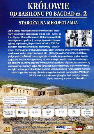 Tajemnice starożytnych cywilizacji 44: Królowie: od Babilonu po Bagdad cz. 2 [DVD]