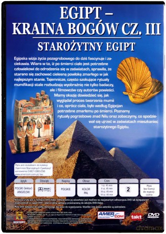 Tajemnice starożytnych cywilizacji 10: EGIPT KRAINA BOGÓW CZ. III STAROŻYTNY EGIPT [DVD]