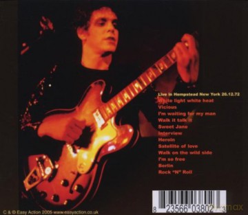 Lou Reed: American Poet: Live In Concert New York 1972 [CD]