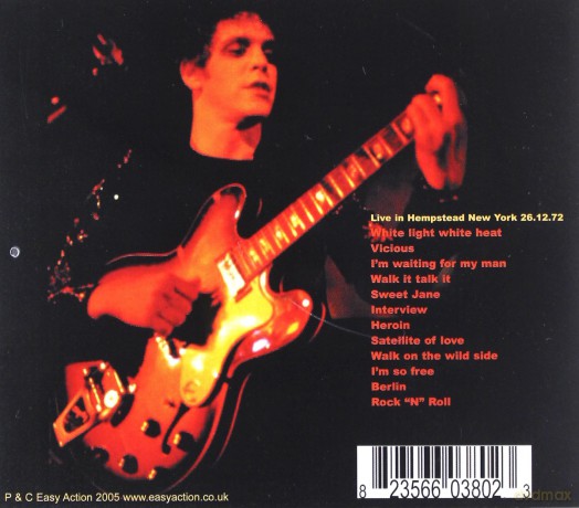 Lou Reed: American Poet: Live In Concert New York 1972 [CD]