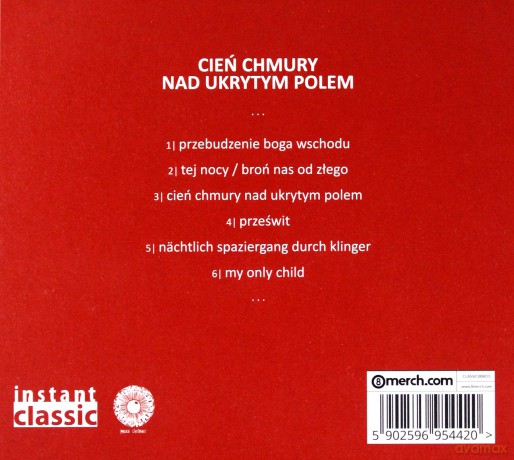 Cień chmury nad ukrytym polem (digipack) [CD]