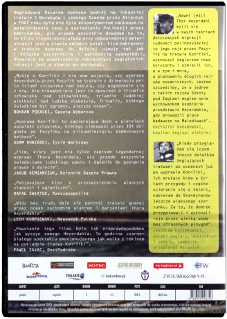 Kon-Tiki. Tratwą przez Pacyfik  [DVD]