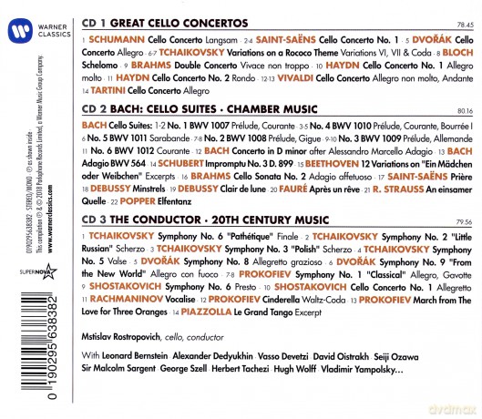 Mstislav Rostropovitsch: 50 Best Rostropovich [3CD]