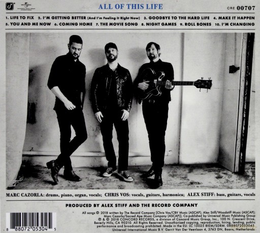 The Record Company: All Of This Life [CD]