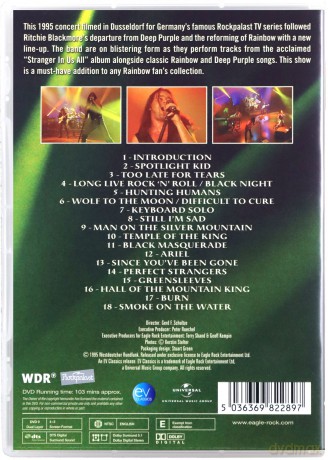 Ritchie Blackmore's Rainbow: Black Masquerade [DVD]