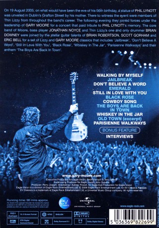 Gary Moore: One Night In Dublin: A Tribute To Phil Lynott [DVD]